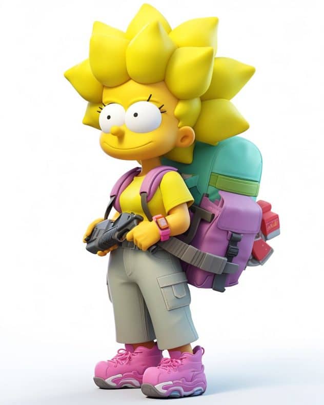 Los Simpson como personajes de Fortnite