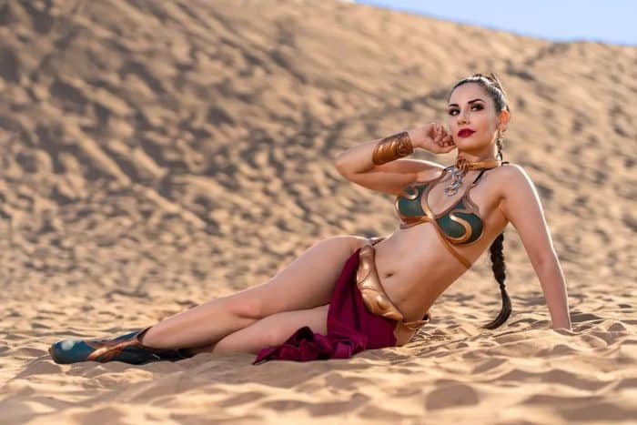 Cosplay de Leia - Star Wars - Cosplay Star Wars - Cosplay Mando - The Mandalorian - Crossover Star Wars -