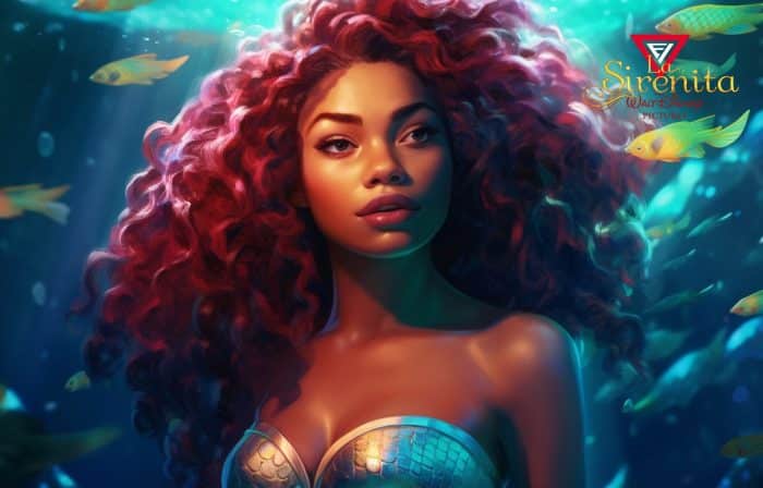 La Sirenita - La Sirenita Negra - La Nueva Sirenita - Misdjourney - The Little Mermaid - Disney