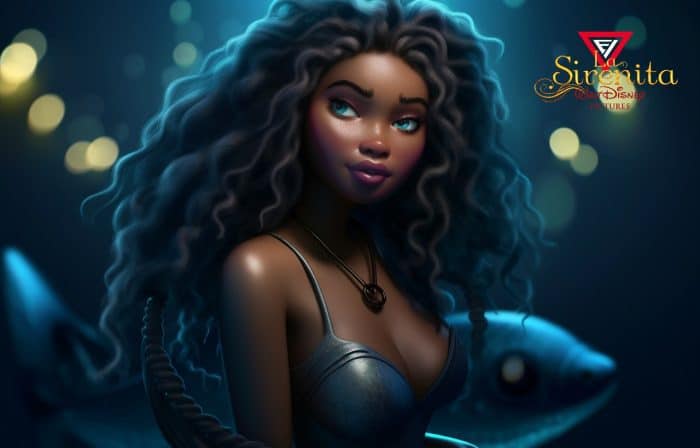 La Sirenita - La Sirenita Negra - La Nueva Sirenita - Misdjourney - The Little Mermaid - Disney