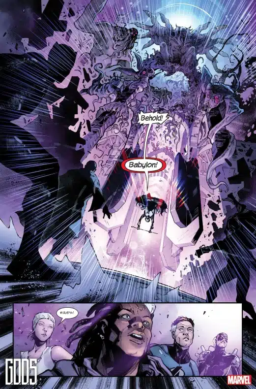 Jonathan Hickman y Marvel desvelan nuevos secretos de G.O.D.S. con portadas variantes y páginas de previsualización 8 GODS Marvel