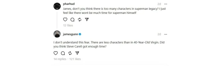 James Gunn Superman:Legacy Twitter