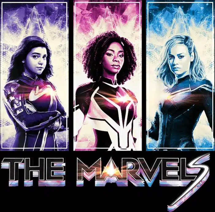 Los artes promocionales de The Marvels nos deja ver detalles del logo de S.A.B.E.R. y sus personajes 2 the marvels