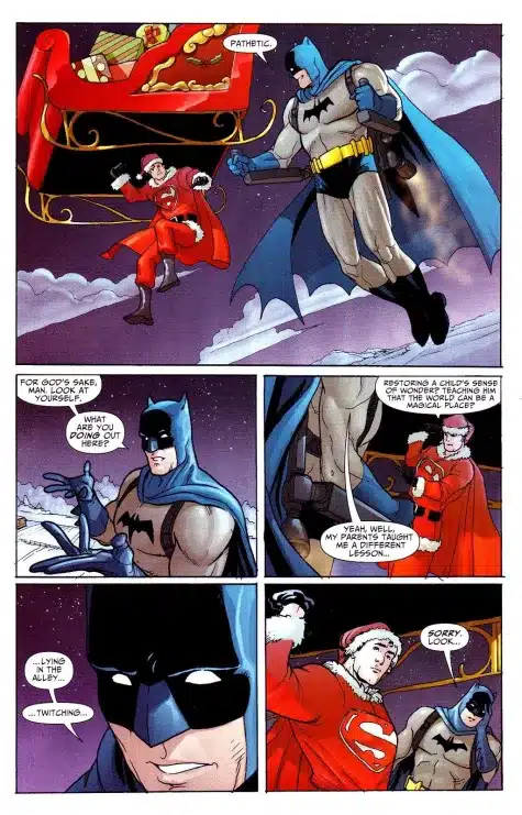 superman batman navidad