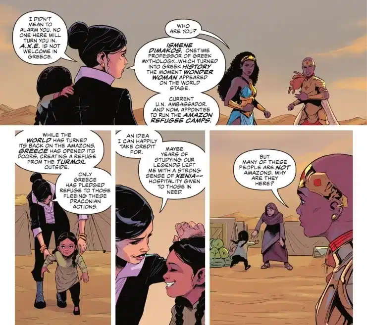 Wonder Woman y las amazonas encuentran refugio: Un nuevo capítulo griego en el Universo DC 2 wonder woman