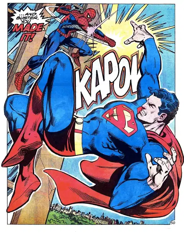 Cuando Spider-Man dejó en ridículo a Superman: Un golpe que lo cambia todo 2 superman spider-man