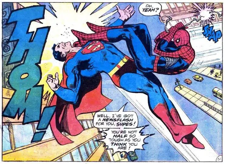 Cuando Spider-Man dejó en ridículo a Superman: Un golpe que lo cambia todo 3 superman spider-man