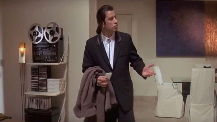 john travolta quentin tarantino