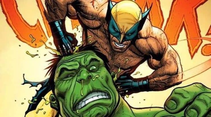 Hulk vs Lobezno vengadores x-men