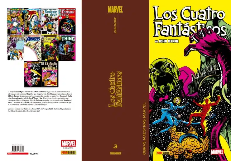 Reseña de Obras Maestras Marvel. Los 4 Fantásticos de John Byrne 3 4 4 fantásticos