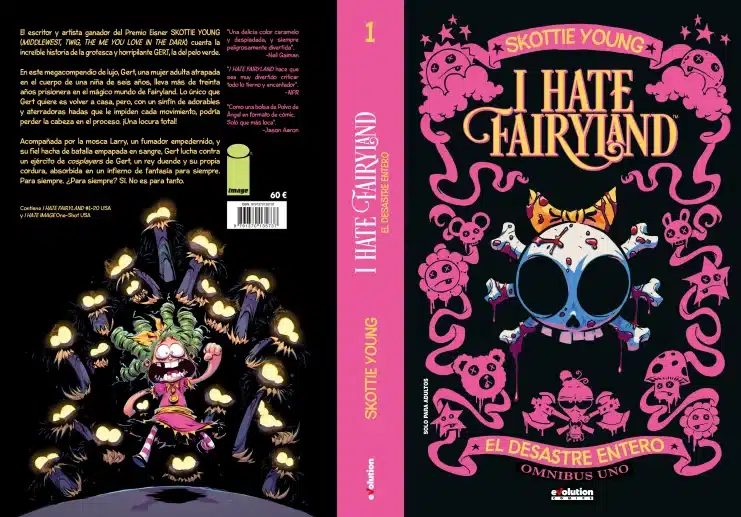 Reseña de I hate Fairyland Omnibus 1 4 Cómic independiente, Humor negro en cómics, I Hate Fairyland, Panini Cómics, Skottie Young