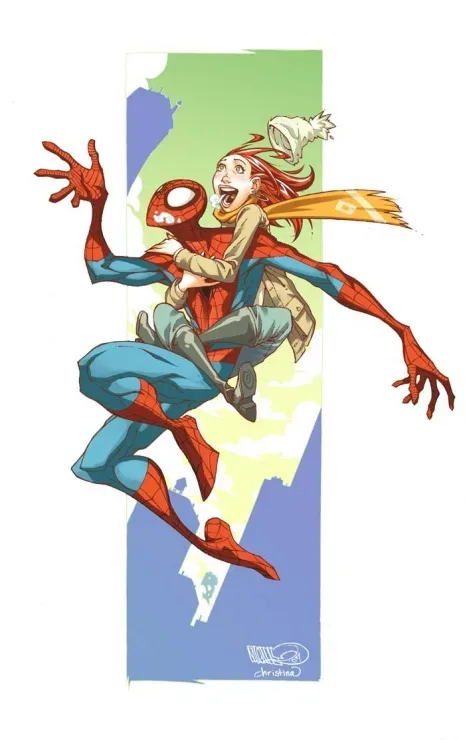 Spidey-and-MJ-by-CeeCeeLuvins