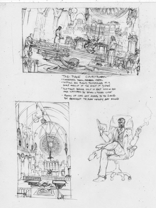 Espectaculares Concept Artworks de Batman: Arkham City