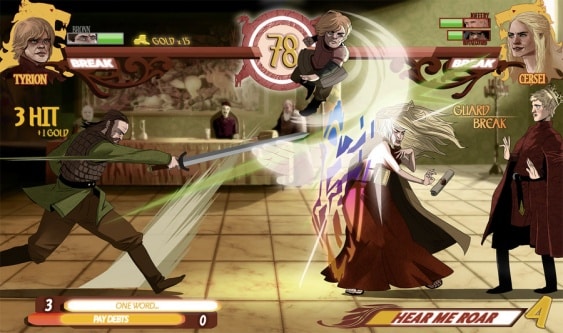 Juego de tronos: el juego de lucha