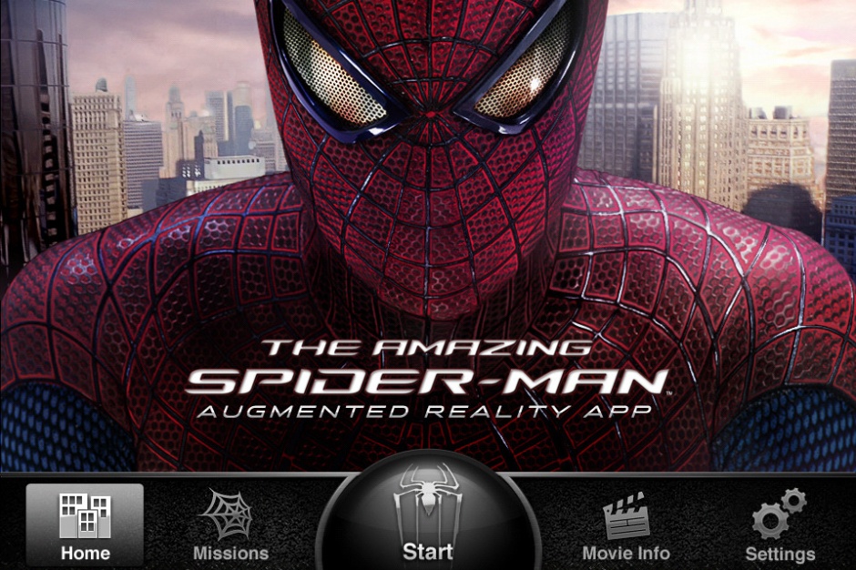 Aplicación móvil de Spiderman en Realidad Aumentada