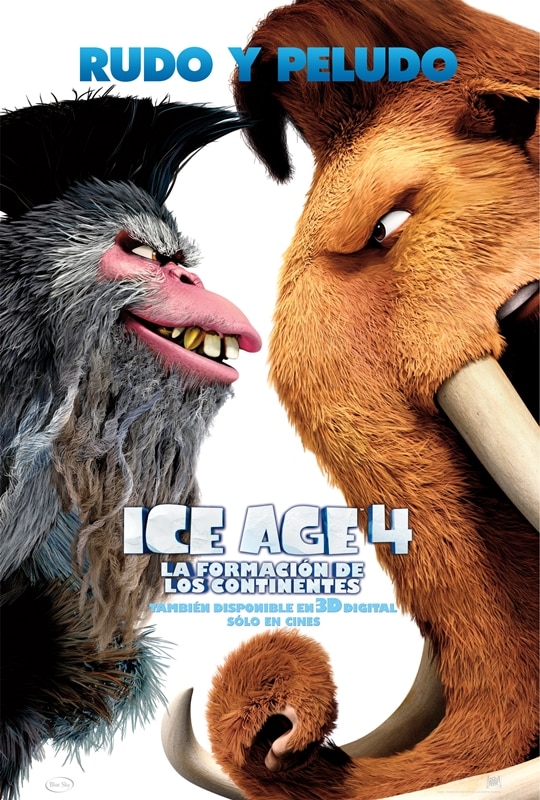 Carteles promocionales de "Ice Age 4"