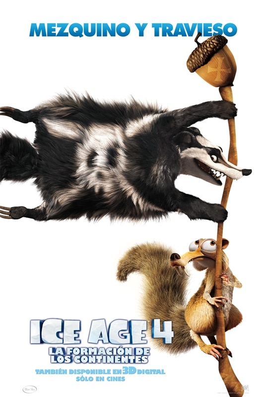 Carteles promocionales de "Ice Age 4"