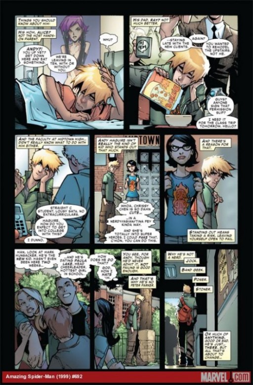 Página del Amazing Spider-Man 692