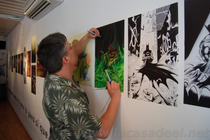 Norm Breyfogle en el Málaga Cómic Festival Norm Breyfogle en el Málaga Cómic Festival
