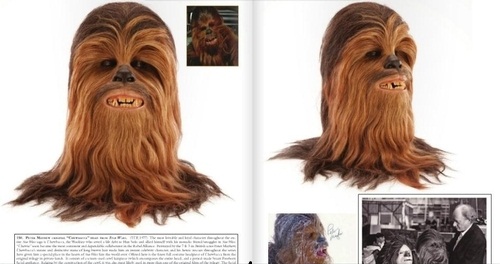 mascara de chewbacca subastada