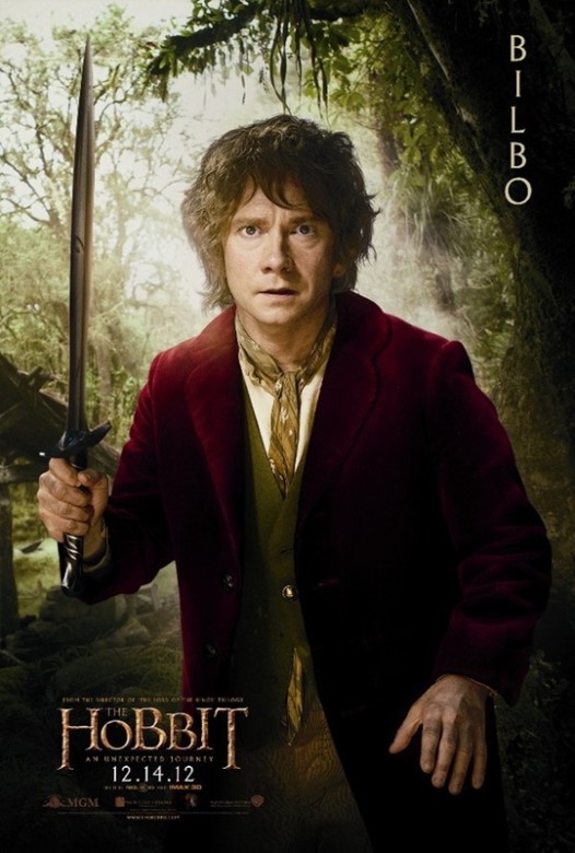 Diecisiete carteles de los personajes de "El Hobbit"