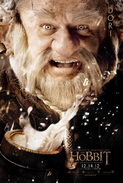 Diecisiete carteles de los personajes de "El Hobbit"