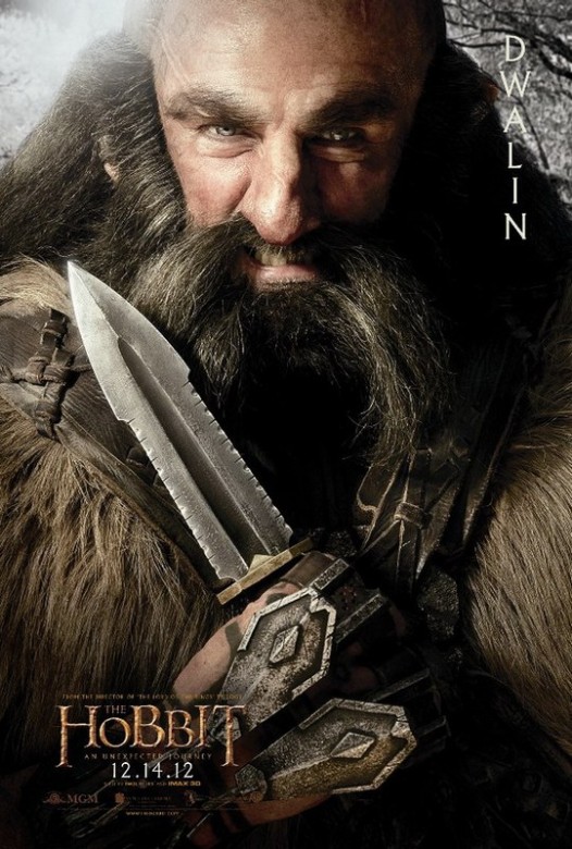 Diecisiete carteles de los personajes de "El Hobbit"