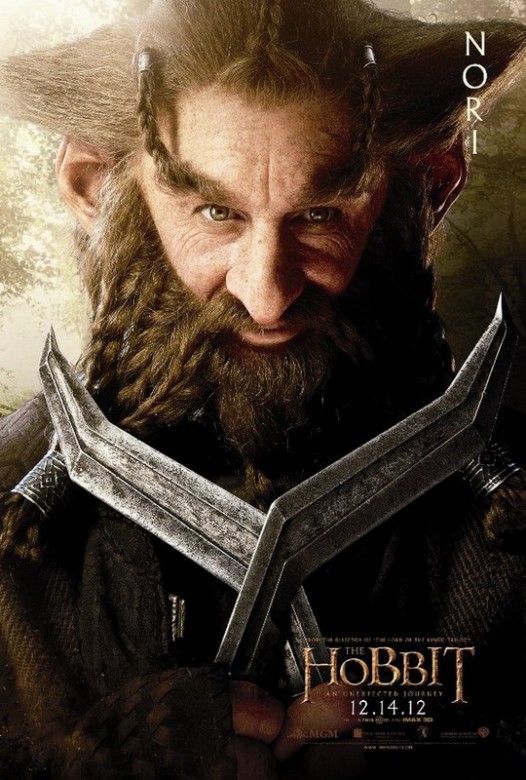 Diecisiete carteles de los personajes de "El Hobbit"