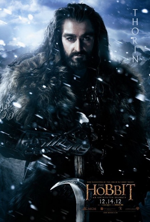 Diecisiete carteles de los personajes de "El Hobbit"