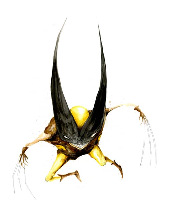 Los "Superbichohéroes" creados por Alex Pardee