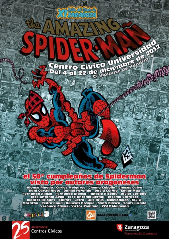 Cartel Exposicion Spider-mañ