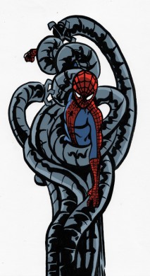 Ilustración de Kike Infame Todos somos Peter Parker ilustración de Kike Infame