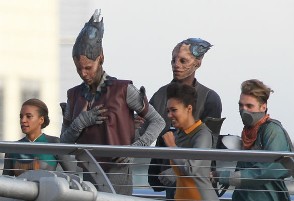 Imágenes del rodaje de Los Guardianes de la Galaxia