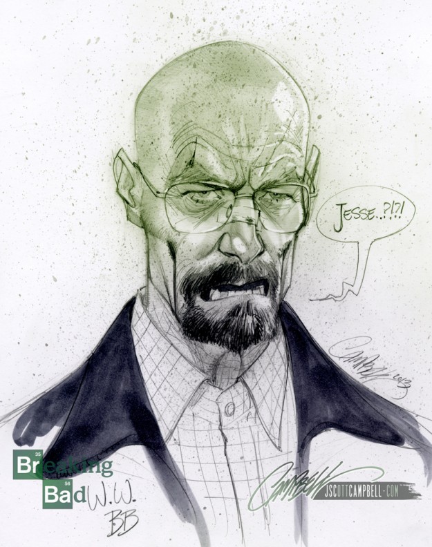 Breaking-bad-campbell-walter Walter White por Scott Campbell