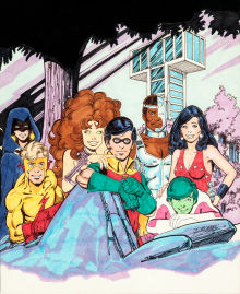 George Perez Teen Titans