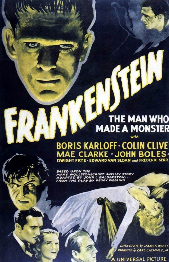 Universal Pictures planea rodar una película con todos los "Monstruos Clásicos" 3 Frankenstein, Universal