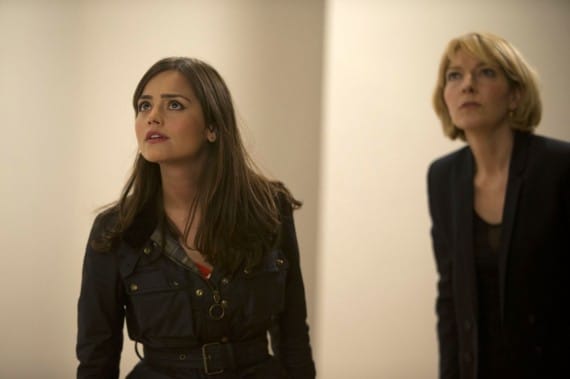 Jenna Coleman y Jemma Redgrave en Doctor Who