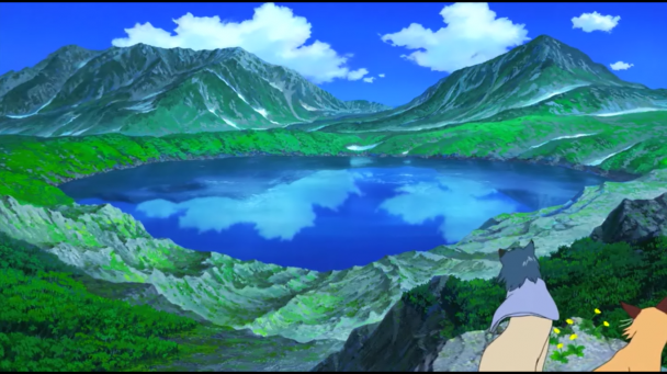 Los paisajes recuerdan mucho a Ghibli