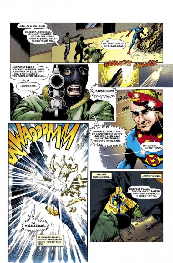 Preview del remasterizado Miracleman #1 de Marvel