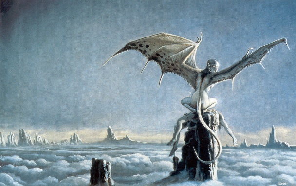 El arte de Michael Whelan, realismo onírico al servicio de la Ciencia Ficción 23 Isaac Asimov, Stephen King