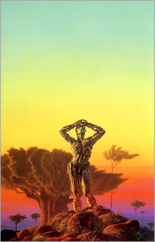 El arte de Michael Whelan, realismo onírico al servicio de la Ciencia Ficción 27 Isaac Asimov, Stephen King