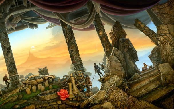 El arte de Michael Whelan, realismo onírico al servicio de la Ciencia Ficción 6 Isaac Asimov, Stephen King