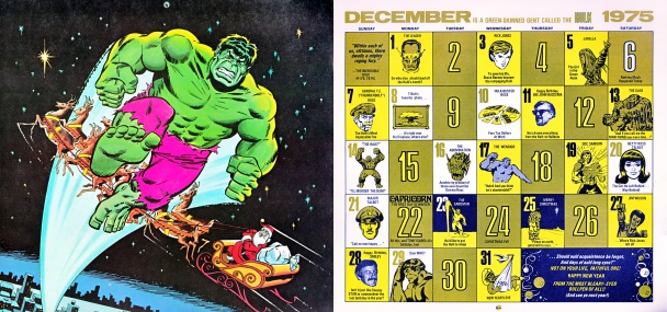 Calendario Vintage Marvel de 1975-2014 por Mark Anderson 7