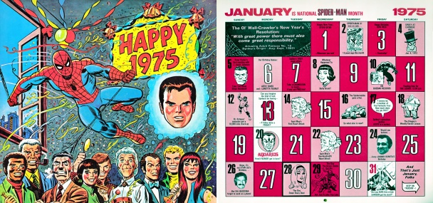Calendario Vintage Marvel de 1975-2014 por Mark Anderson 9