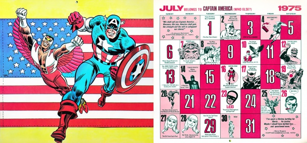 Calendario Vintage Marvel de 1975-2014 por Mark Anderson 10