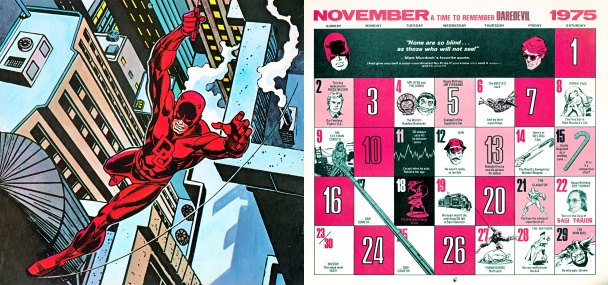 Calendario Vintage Marvel de 1975-2014 por Mark Anderson 14