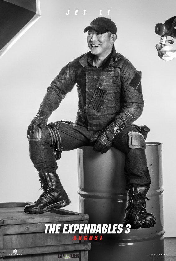 Nuevos pósters de los personajes de "Los Mercenarios 3" 15 Jet Li en Los Mercenarios 3