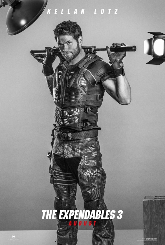 Nuevos pósters de los personajes de "Los Mercenarios 3" 16 Kellan Lutz en Los Mercenarios 3