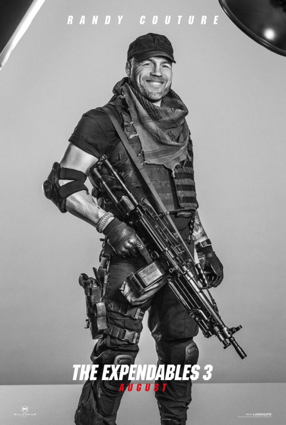 Nuevos pósters de los personajes de "Los Mercenarios 3" 12 Randy Couture en Los Mercenarios 3