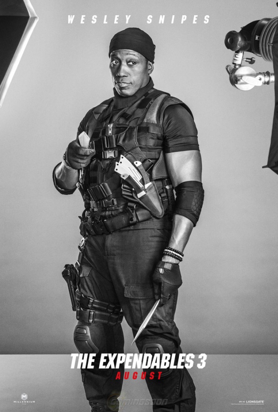 Nuevos pósters de los personajes de "Los Mercenarios 3" 11 Wesley Snipes en Los Mercenarios 3
